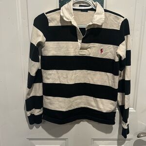 Women's Ralph Lauren Long-Sleeve  Rugby Shirt 100% Super Soft Cotton X-Small